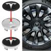 4Pcs 56mm/60mm Tesla Car Wheel Center Hub Cap For Model 3 Model Y Model X Model S Auto Rim Cover Decorate Stickers Accessories