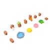 13pcs Mini Figures Cute Capybara Water Pool Turtle Shape Water Proof Resin Miniature Figurines for Doll House Tabletop