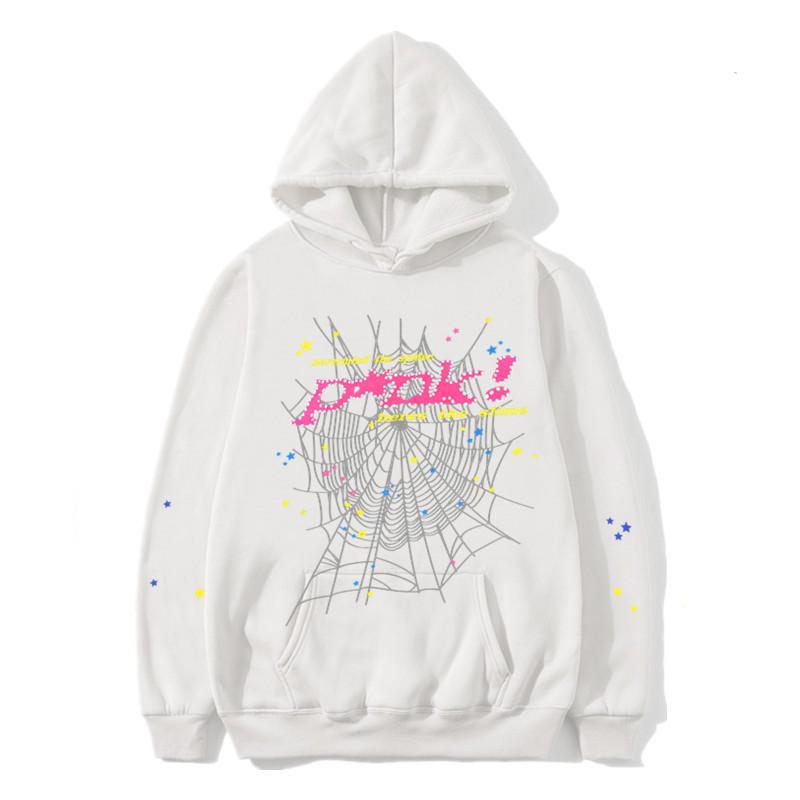 Unisex Hip Hop Hoodica s písmenom 555555 - Trendy mikina na jar/jeseň pre páry S