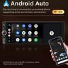 Android 13 Car Stereo Single Din GPS Navigation with 6.86 Inch Touchscreen Carplay Android Auto Support WiFi BT