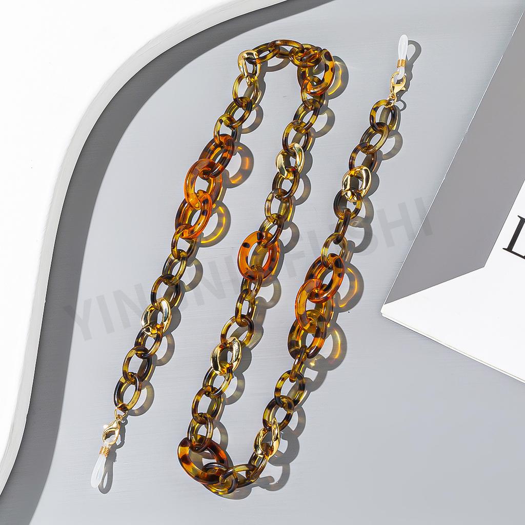 Europäischer und amerikanischer Stil Ins Acryl bunte Brillenketten Damenmode Anti-Verlust Brillenband Lanyard