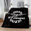 3D Guzzi Motorcycle Logo Printed Blankets Fashion Warm Blanket Soft And Comfortable Blanket Home Travel Blanket Birthday Gift