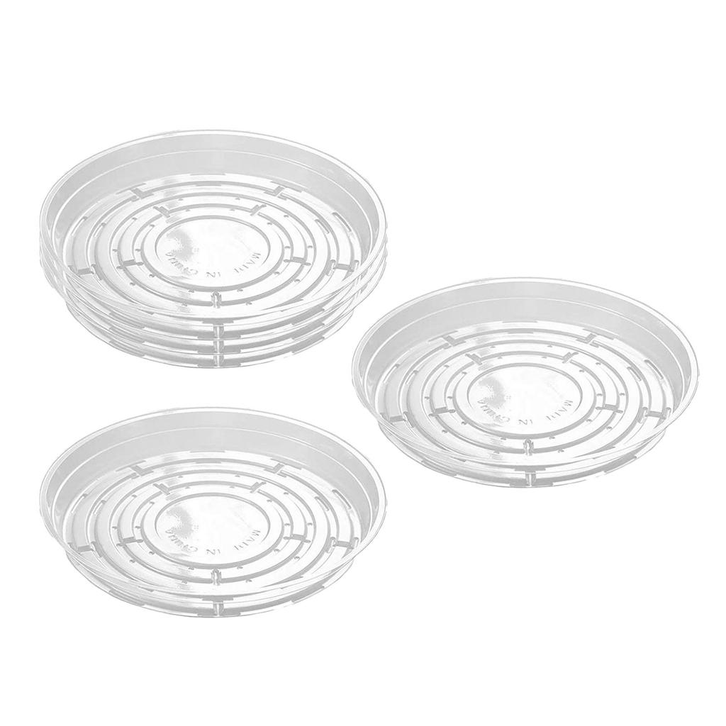 Saucer 5 Pack Tray,Plastic Saucers Drip Trays,Excellent for indoor e outdoor Flower Pots