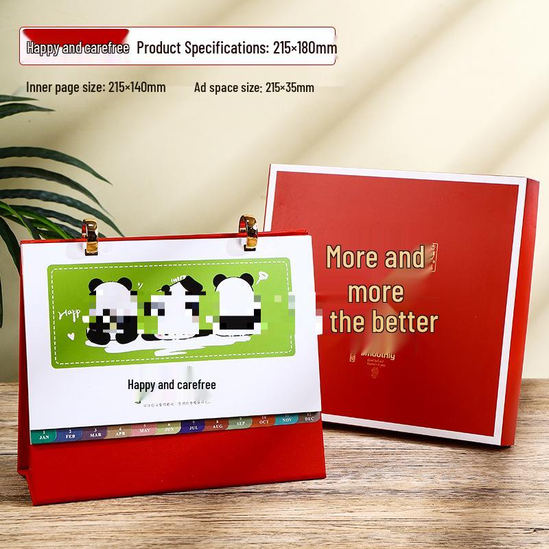 2026 Large Leather Desk Calendar: Double-Ring Monthly Planner for Business & Exams