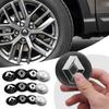 Vnitřní samolepky 4 ks 56/60/65 mm Samolepky na kola auta Kryt středového náboje Znak auta Odznak Nálepka Pro Renault Megane 2 3 Clio Koleos Ka