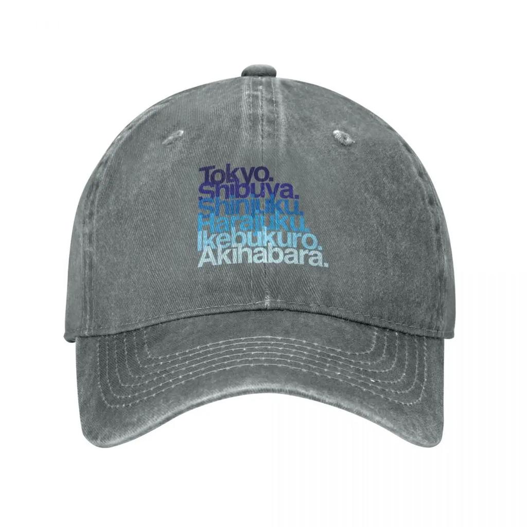 Tokyo Districts (blues) Baseball Cap Anime Hat Cosplay Wild Ball Hat Luxury Women Cap Womens Golf Clothing Unisexs