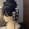 Elegant Magnolia U-Shaped Hairpin: High-End Chinese Style Updo Qipao Hair Accessory.