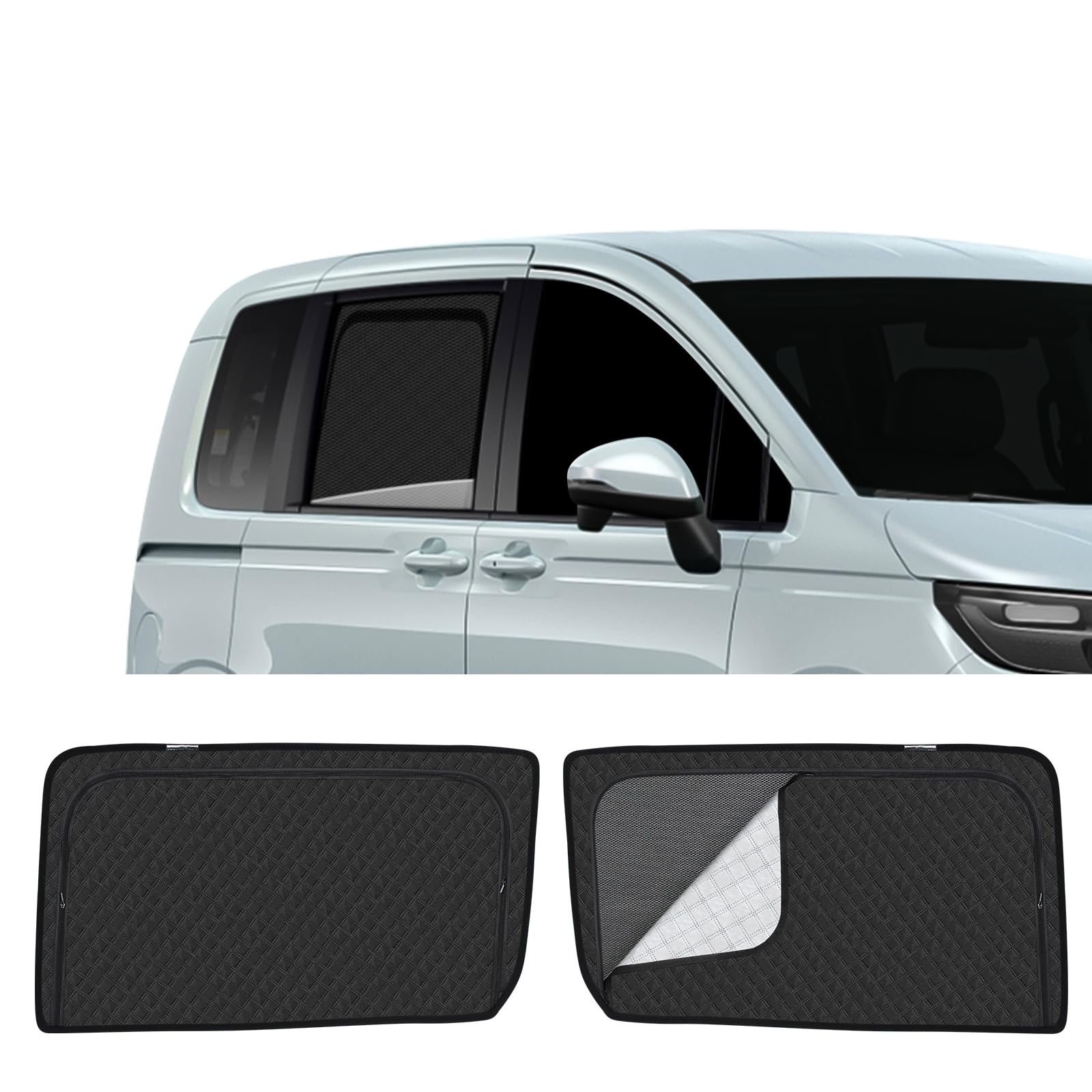 

New Freed GT Rear Seat Sunshade with Magnetic Ventilation and Heat Integrated Car Shade for Freed Mesh Sun UV Light Insect and Ventilation for Rear 2