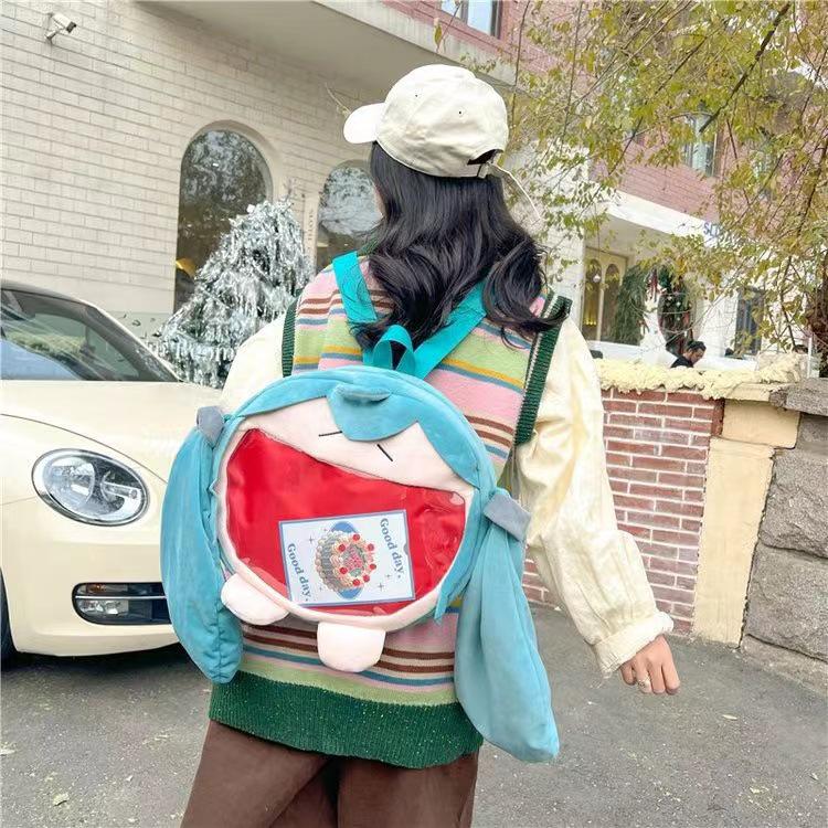 Hatsune Miku Anime Itabag: Cute Plush Doll Backpack for Students