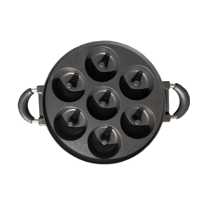 Uncoated Octopus Meatball Omelette Pan: Non-stick, Deepened Egg Dumpling Mold