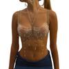 Fashion Bikini Chains Beach Body Chains Bra Beaded Chest Chain Body Accessories Jewelry for Raves Party Beach Clubwear