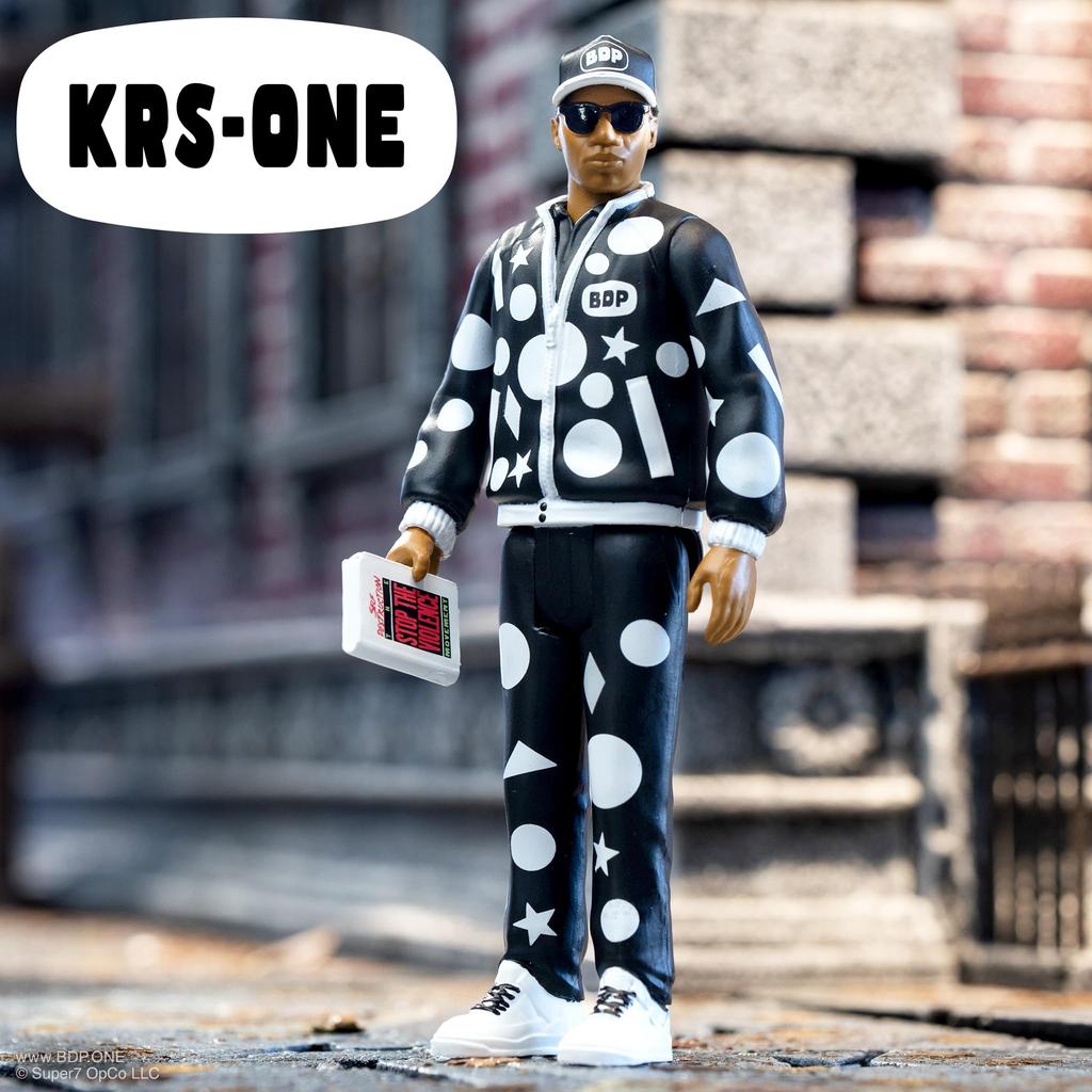 Super 7 Reaction Figures Wave 02 Action Figure KRS-One - KRS-1 (Self-Destruct)