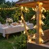 Solar Garden Lights Bird String Lights, Outdoor Waterproof Light, Warm Weatherproof Light Chain Glow LED for Patio Balcony Lawn Decor Celebration
