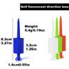 Durability Plastic Golfs Tees Secure Long Golfs Practice Tees for Enhancing Performances and Stability