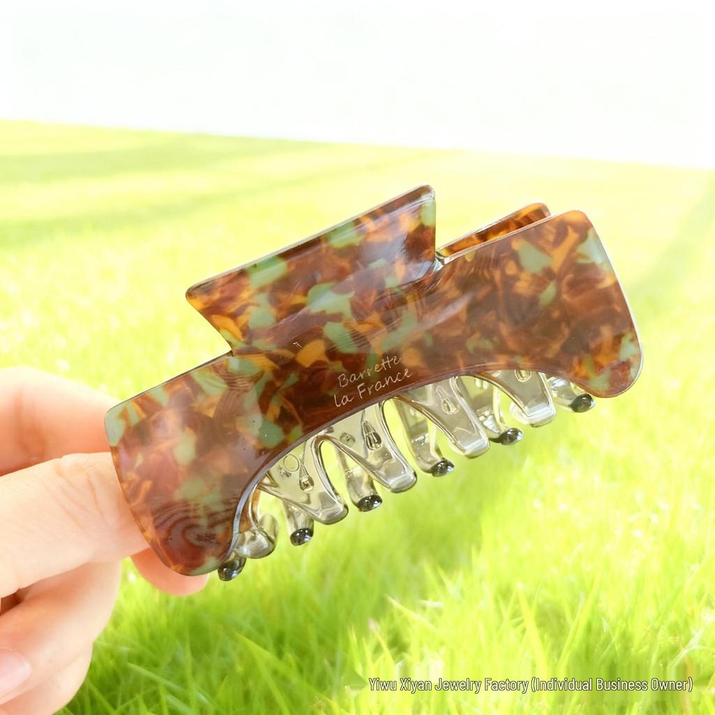 Korean Elegant Autumn/Winter Acetate Shark Claw Hair Clip for Updos