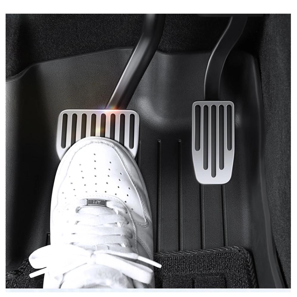 Car Stainless Steel Pedal for Mercedes Benz GLC GLE ML 250 200 X253 C253 W166 W167 Non-slip Brake Footrest Pad Cover Accessorie