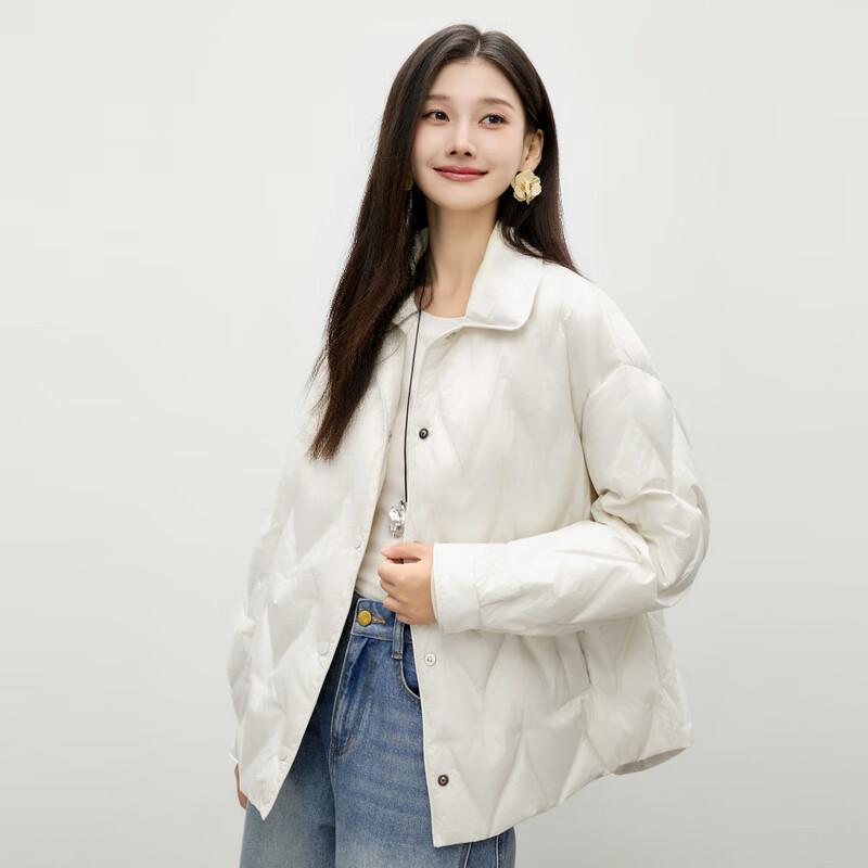 

Классический пуховик Qiushui Yiren с лацканами M