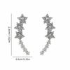 Korean version of the high-end simple all-match star earrings temperament earrings