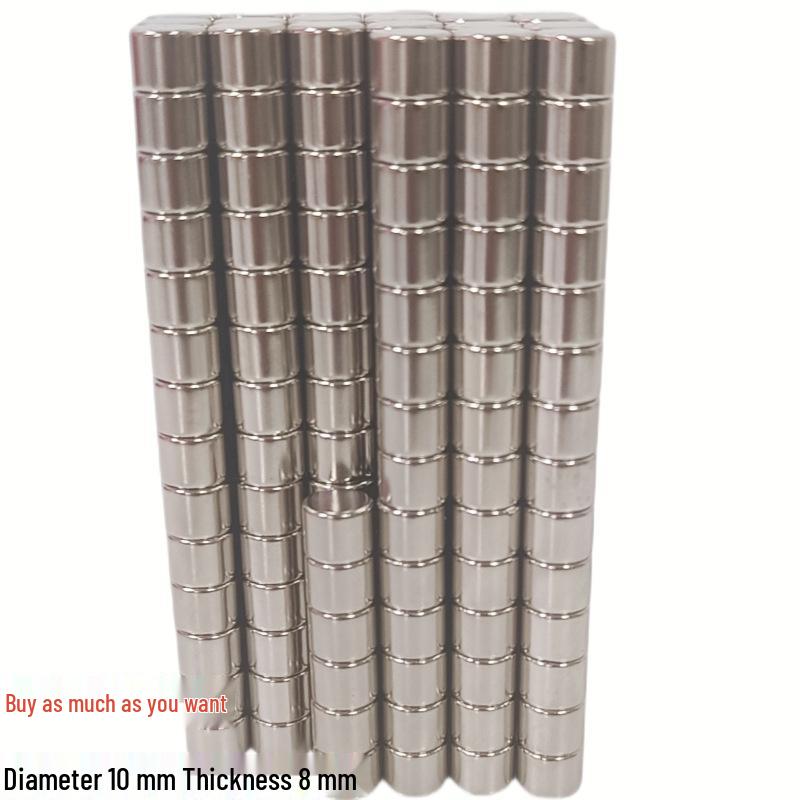Neodymium Iron Boron Double-Sided Strong Suction Magnets for Fridges, Round and Square Shapes.