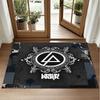Linkin Park Design Crystal Velvet Rug Soft Decorative Mat for Bedroom Entrance