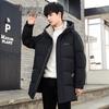 Xuezhongfei Men's Light Luxury Goose Down Hooded Puffer Jacket