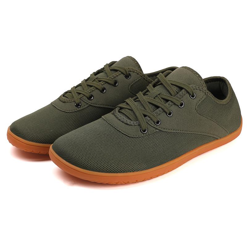 Flying Woven Wide Shoe Last Barefoot Shoes Soft Sole Non-slip Indoor Fitness Shoes Couple Flat Feet Sports Casual Shoes