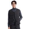 Snow Flying Men's Lightweight Pure Color Round Neck Down Vest
