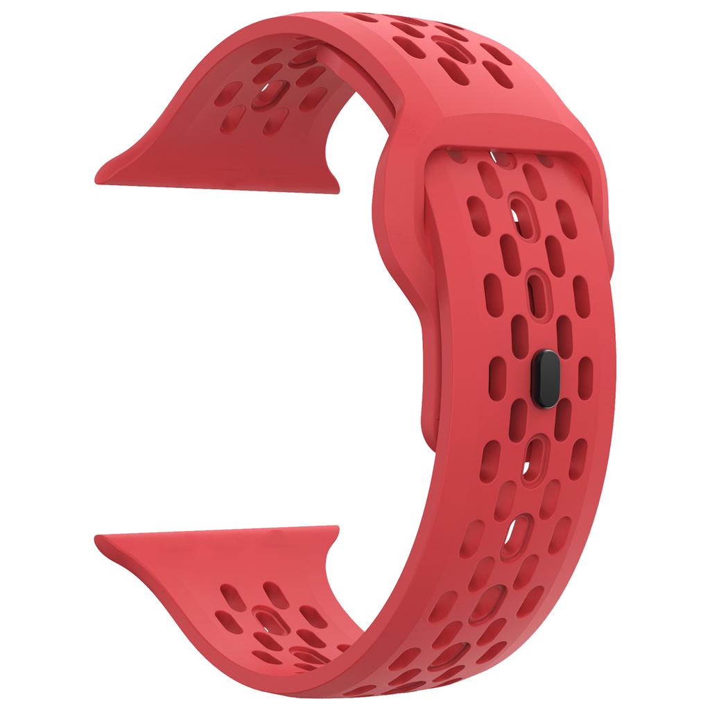 Hypoallergenic FKM Rubber Strap Premium Airflow Band for Apple Watch Ultra 3 2 49mm Sports Bands for Series 11 10 9 8 7 6 5 & SE