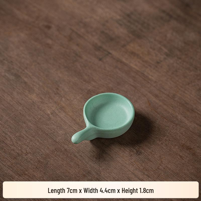 Handmade Ceramic Tea Warmer & Aroma Diffuser with Side Handle
