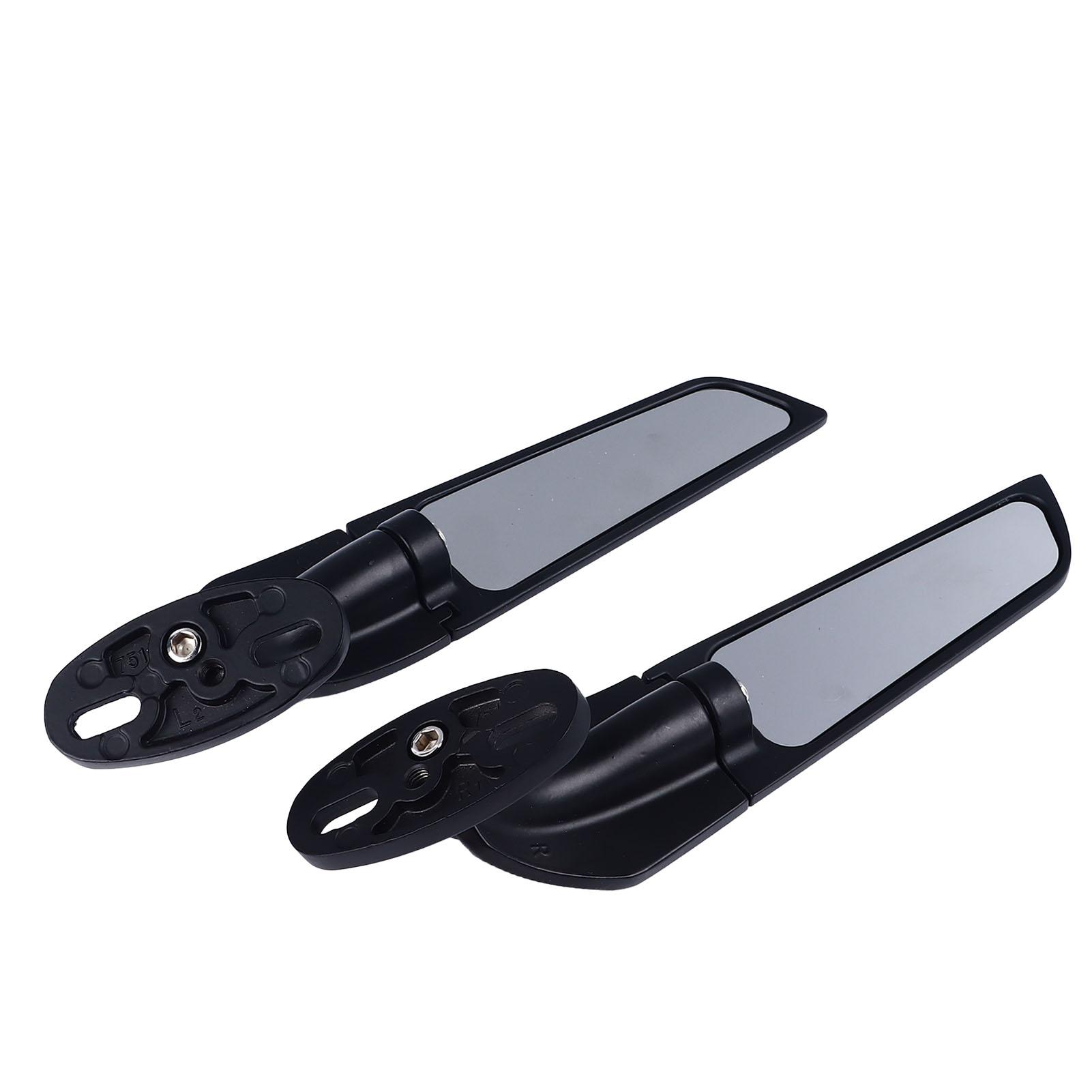 

2 шт. Мотоциклетное зеркало заднего вида Широкий обзор Четкое изображение Мотоциклетное рулевое боковое зеркало для