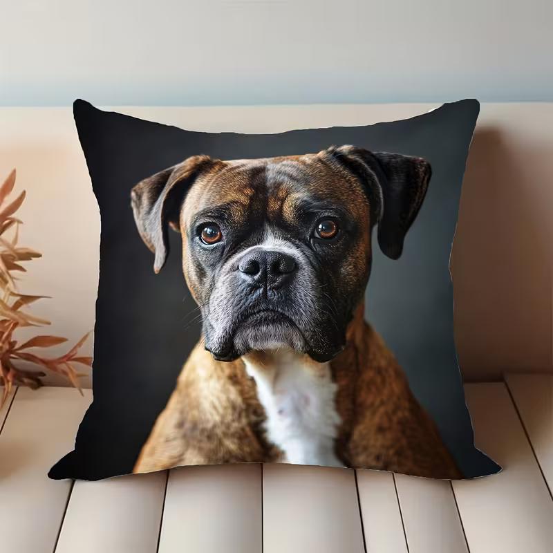 Милая наволочка с принтом животных Плоская 2D-печать не настоящая вышивка ночной диван ночная подушка для дивана Style-6 белый 599₽