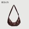 Korean Style Large-Capacity Retro Soft Leather Pleated Dumpling Bag Lazy Style Casual All-Match One-Shoulder Under