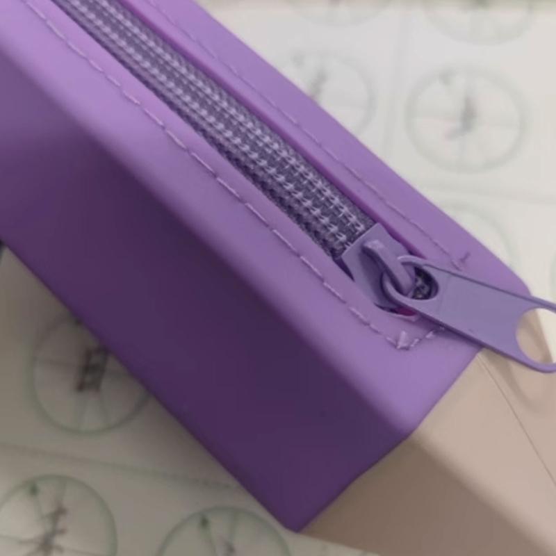 Silicone Pen Bag Soft Pencil Organizers Pencil Shape Pencil Case For Erasers Markers Scissors Storage