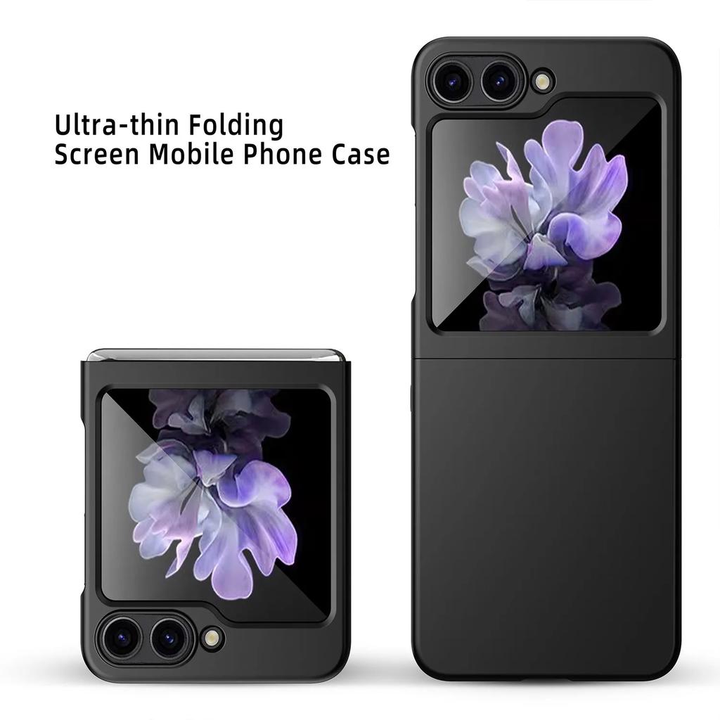 Slim Fashion PC Case for Samsung Galaxy Z Flip 5 5G Flip4 Flip5 Flip 3 2 4 Flip3 Flip2 Zflip5 Matte Feeling Protective Covers