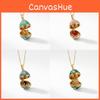 Retro Copper Egg Pendant Chain With Heart Inside For Fashionable Accessories