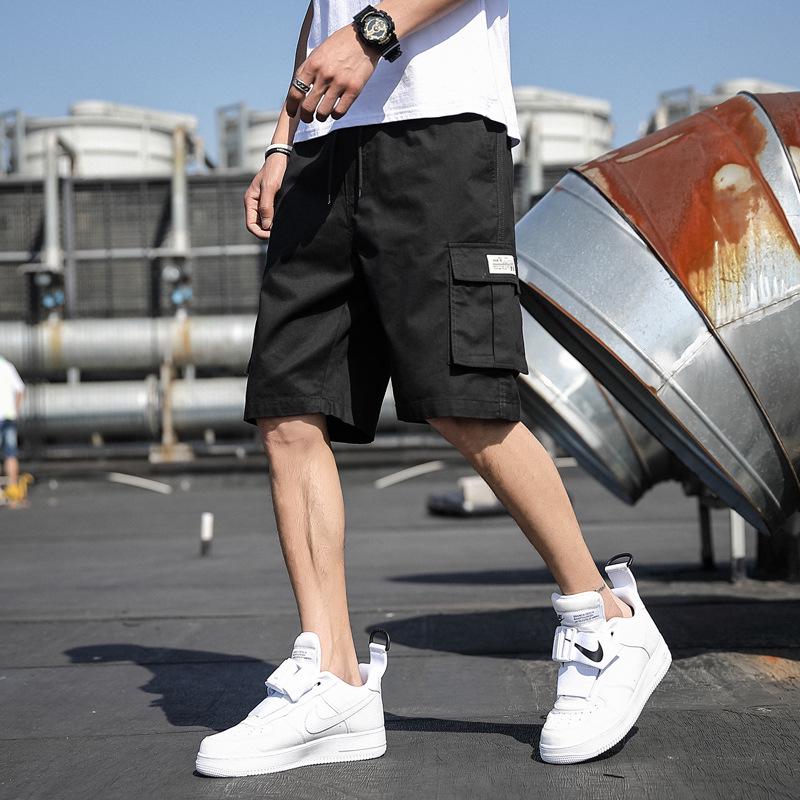 Men's Summer Korean Style Casual Sport Shorts - Trendy, Loose-Fit Beach Five-Point Pants