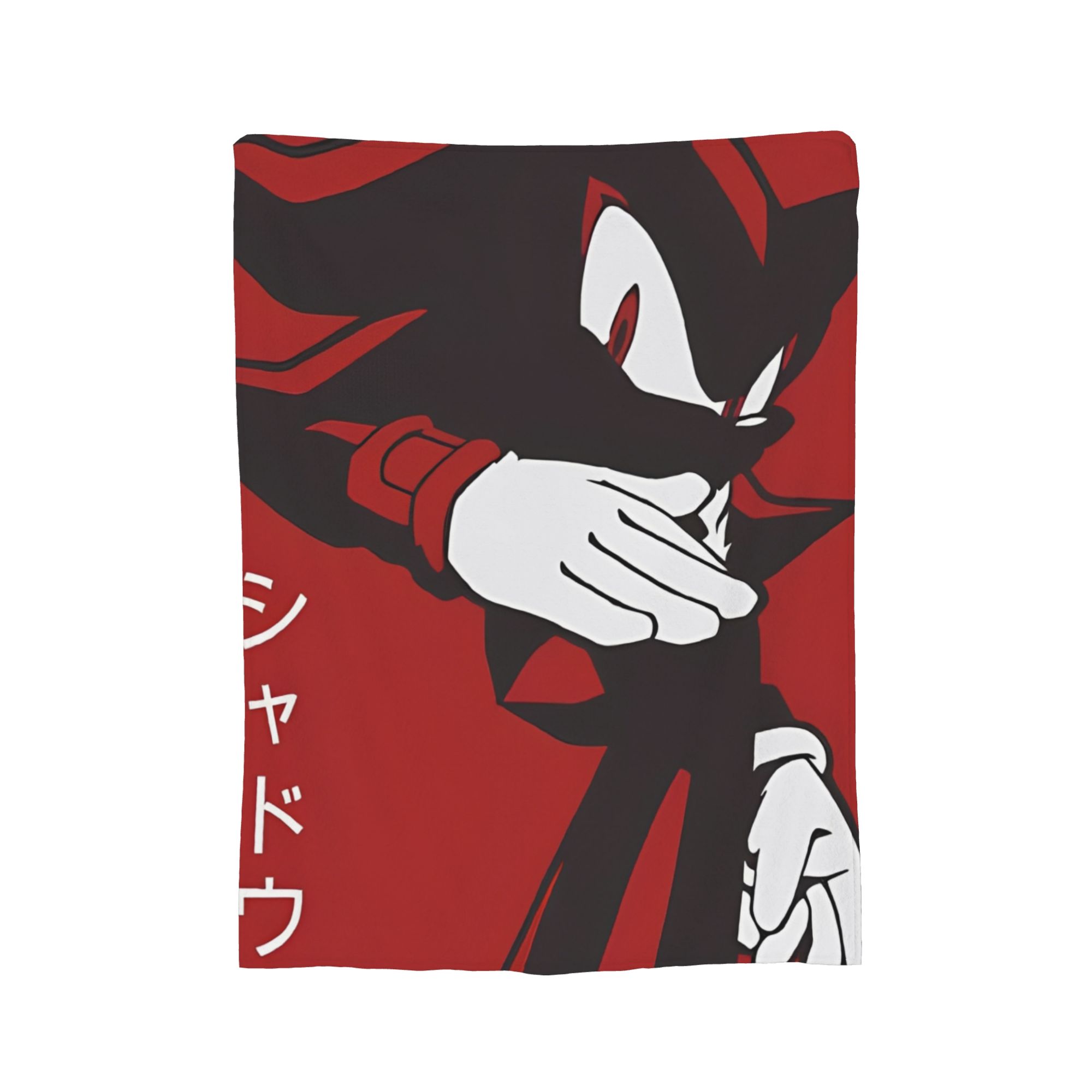 

Shadow The Hedgehog Anime Blankets Fleece Textile Decor Multi-function Super Soft Throw Blankets for Sofa Travel Bedspreads 40x50in