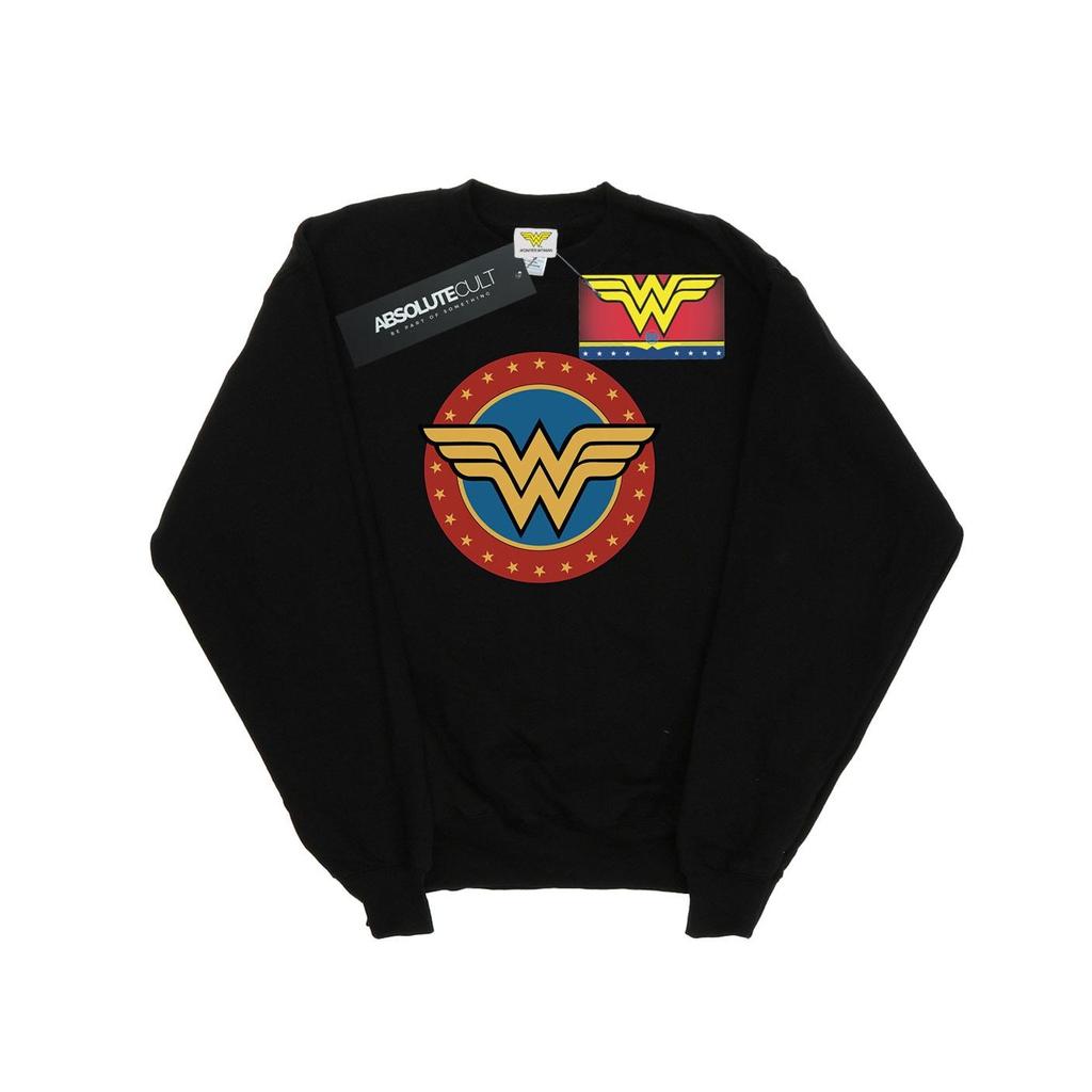 DC Comics Boys Wonder Woman Circle Logo Sweatshirt