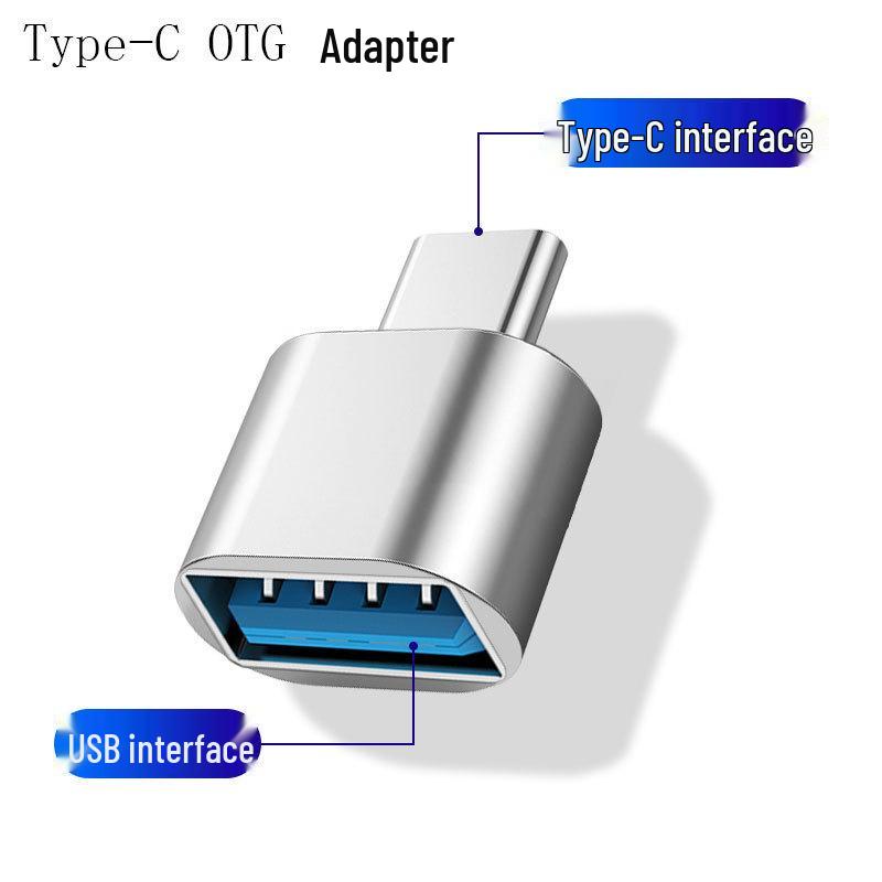 USB Type-C To USB 2.0 Adapter for Mobile Phones, Mice, Keyboards, and USB Drives