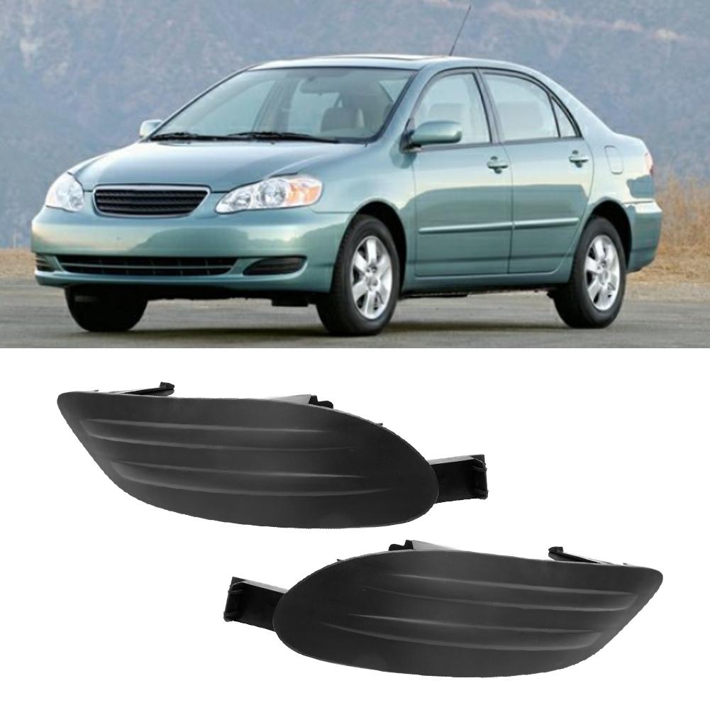 Pair of Front Bumper Fog Light Grille Cover 5212702170 Fits for Toyota Corolla Sedan 05 08