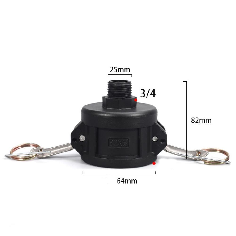 Camlock Coupling Tote Tank Adapter Male Thread Camlock Fittings IBC Tote Adapter  Water Tank