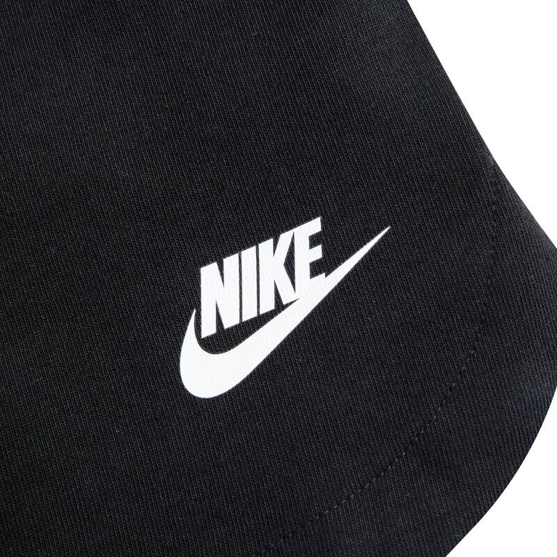 Nike Solid Color Moderate Skirt Children Aged 3 7 Years Old Jet Black DX7769-010