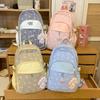 Schoolbag for High-aesthetic Campus Middle School Students, Japanese Style INS Cute Multi-compartment Backpack for Grades 1-1