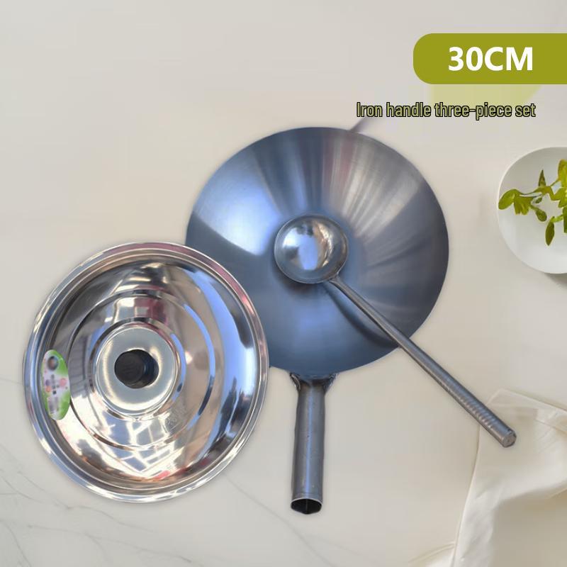 XIANDUN Коммерческая чугунная вок-сковорода для газовых плит