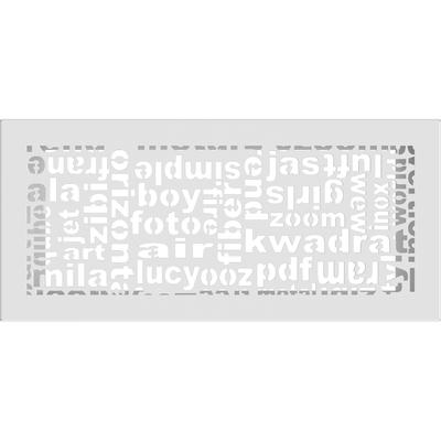 Vent Cover ABC 17x37 White
