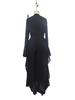 Elegant High-Waisted Bell Sleeve Maxi Dress 2025