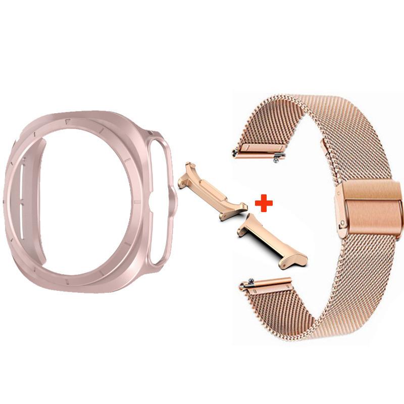Strap +Case for Samsung Galaxy Watch 7 Ultra 47mm Metal Strap for Galaxy Watch 7 Ultra 47mm Bracelets Case Protector