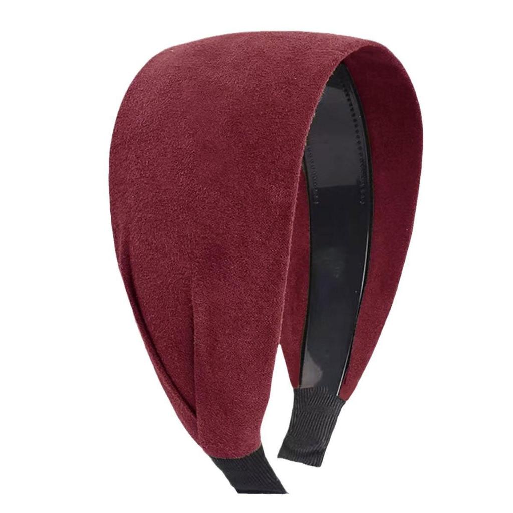 Yi Mengling Graues Strickstirnband mit breiter Krempe für Damen - Herbst/Winter 2025 Neue Kollektion Haaraccessoire.