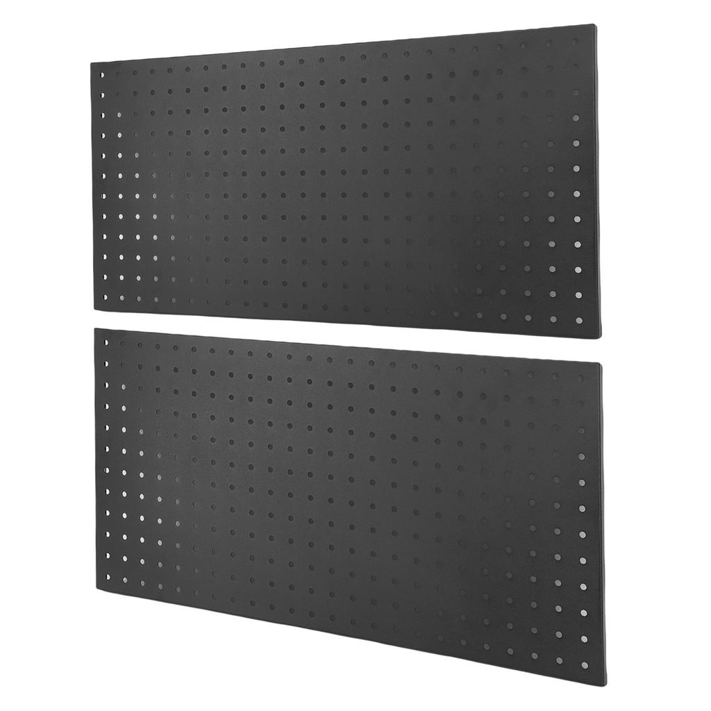 2 Stück Metall Lochwand Wandpaneele 24 x 12 Zoll Stahl Modulare Lochplatte Werkzeugorganisator für Garage Werkbank Werkstatt