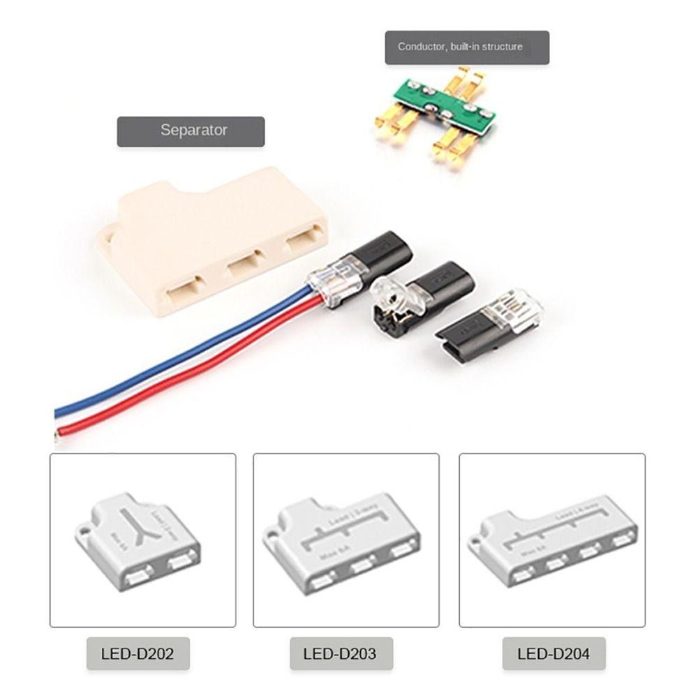 18~22AWG Wire Splitter Connector Pluggable LED Connectors New Crimp Terminals